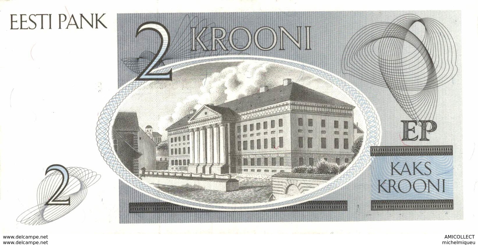 6014   -2019     BILLET BANQUE   ESTONIE - Estonia