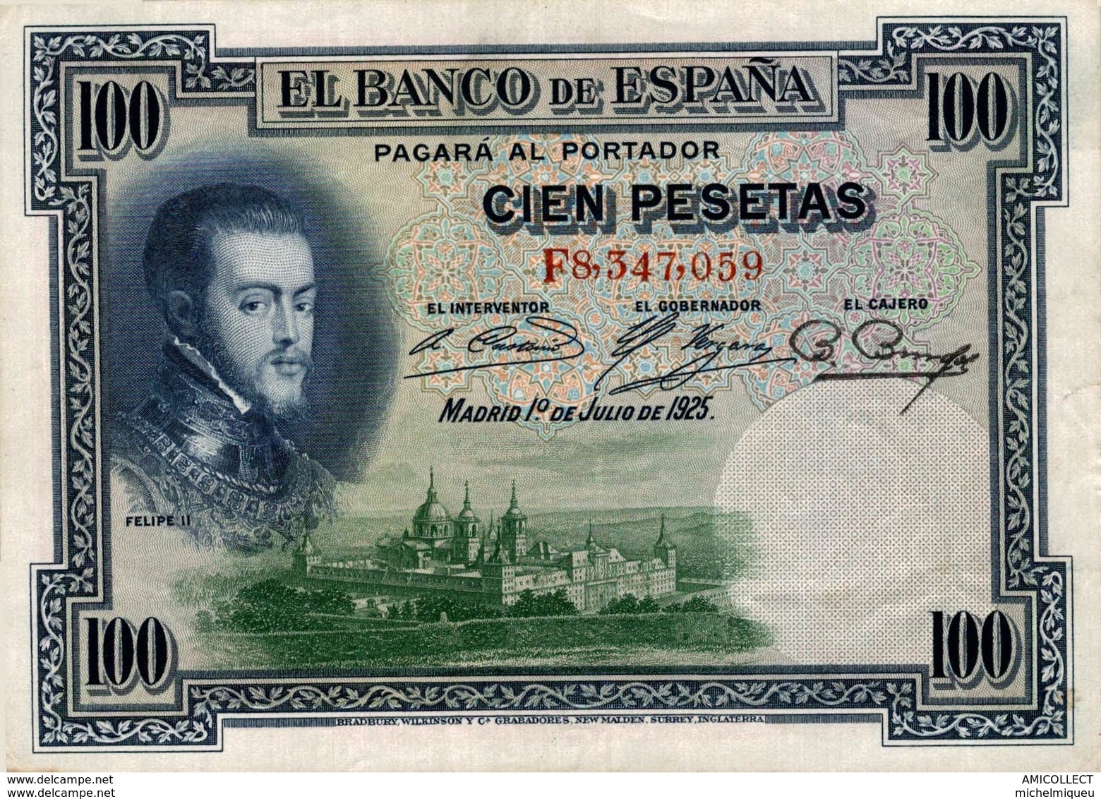 8736 -2019     BILLET DE 100 PESETAS 1925 - 100 Pesetas