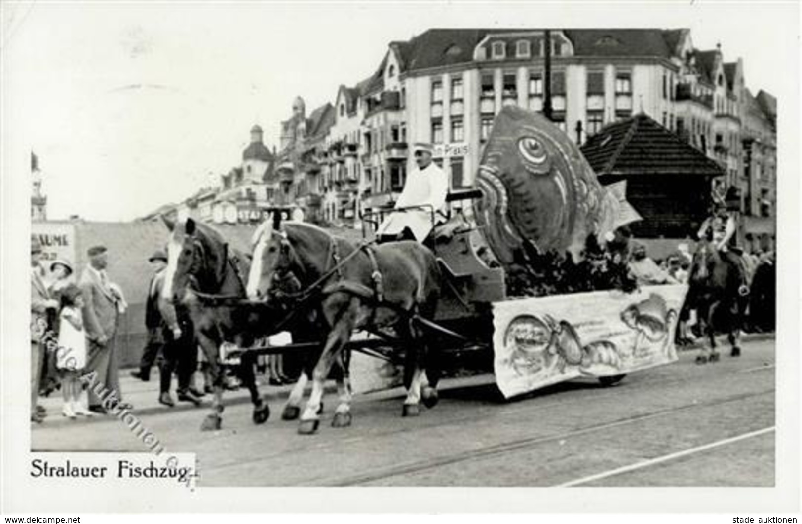 Berlin Mitte (1000) WK II Festumzug Stralauer Fischzug 7.-28.8.1938 Sonderstempel II (Stauchung) - Otros & Sin Clasificación