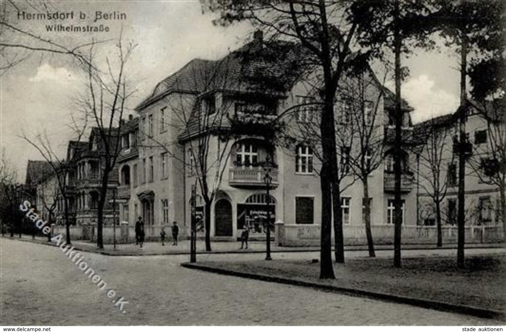 Hermsdorf (1000) Wilhelmstrasse Kolonialwarenhandlung  1914 I - Otros & Sin Clasificación