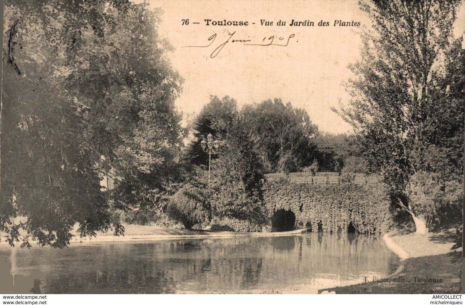 9774  -2018     TOULOUSE    VUE DU JARDIN DES PLANTES - Toulouse