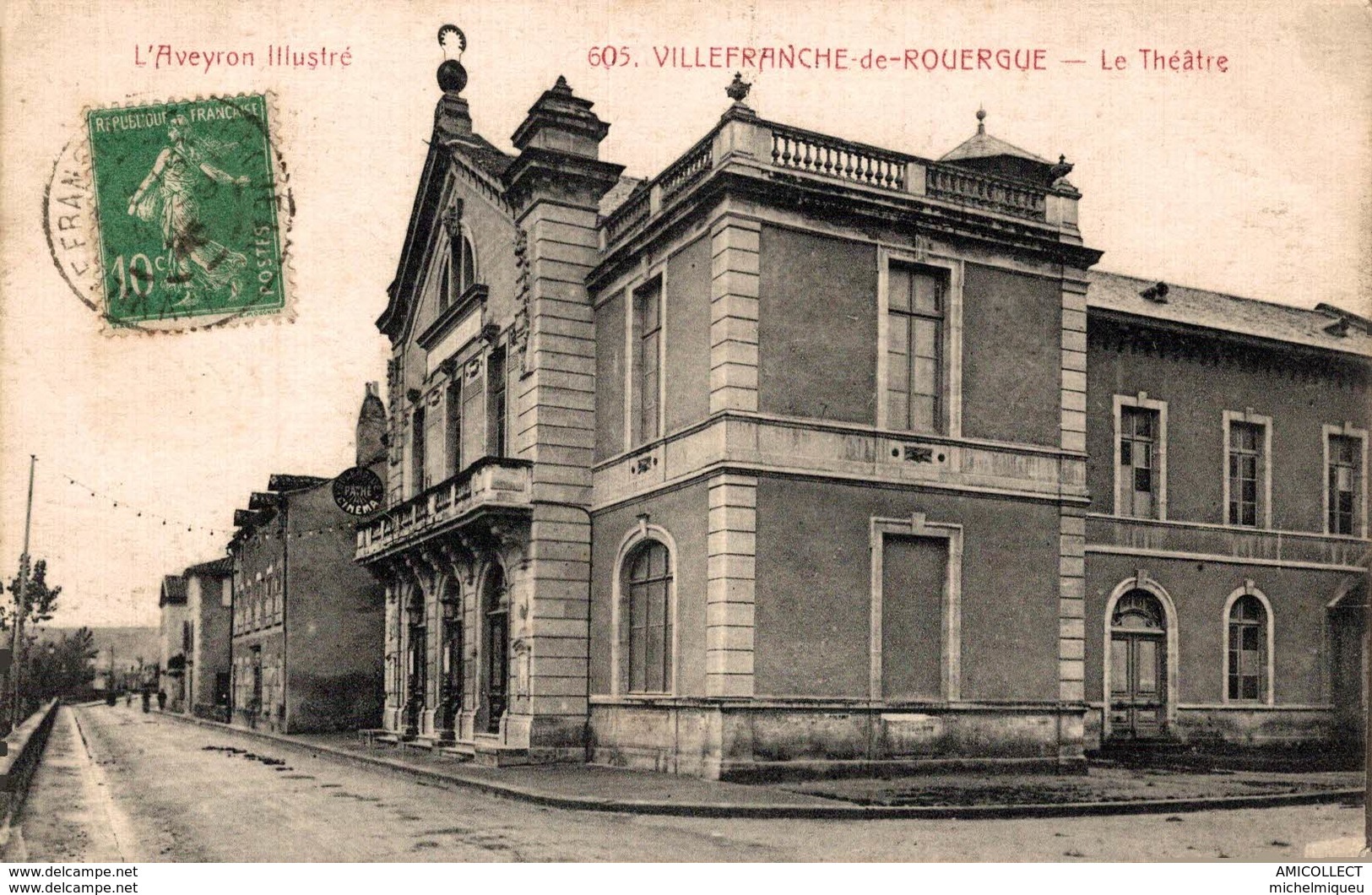 36-2019    VILLEFRANCHE DE ROUERGUE  LE THEATRE - Villefranche De Rouergue