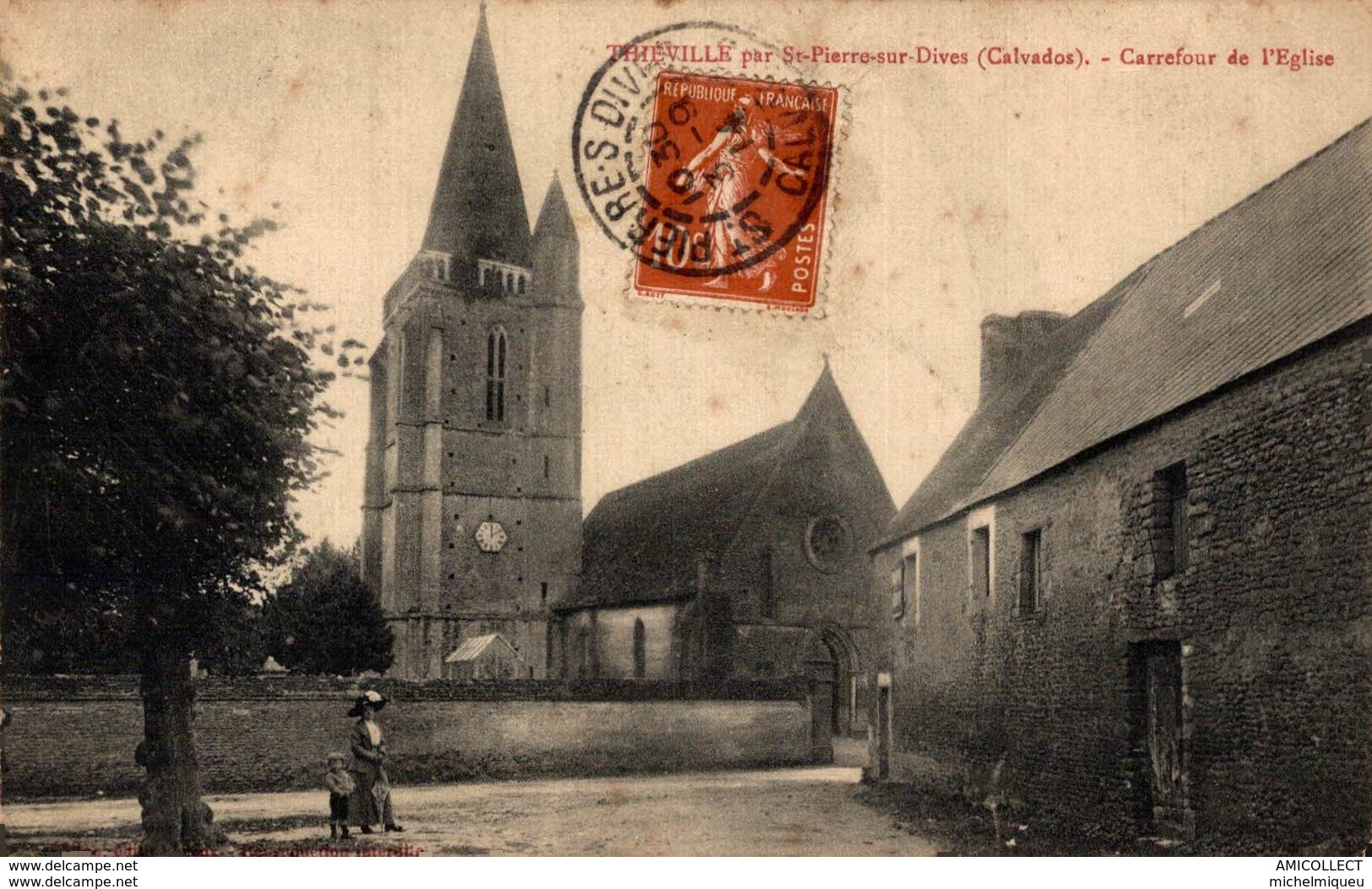 161-2019   THIEVILLE    CARREFOUR DE L EGLISE - Autres & Non Classés