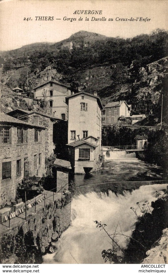 9156-2018     THIERS   GORGES DE LA DUROLLE AU CREUX DE L ENFER - Thiers