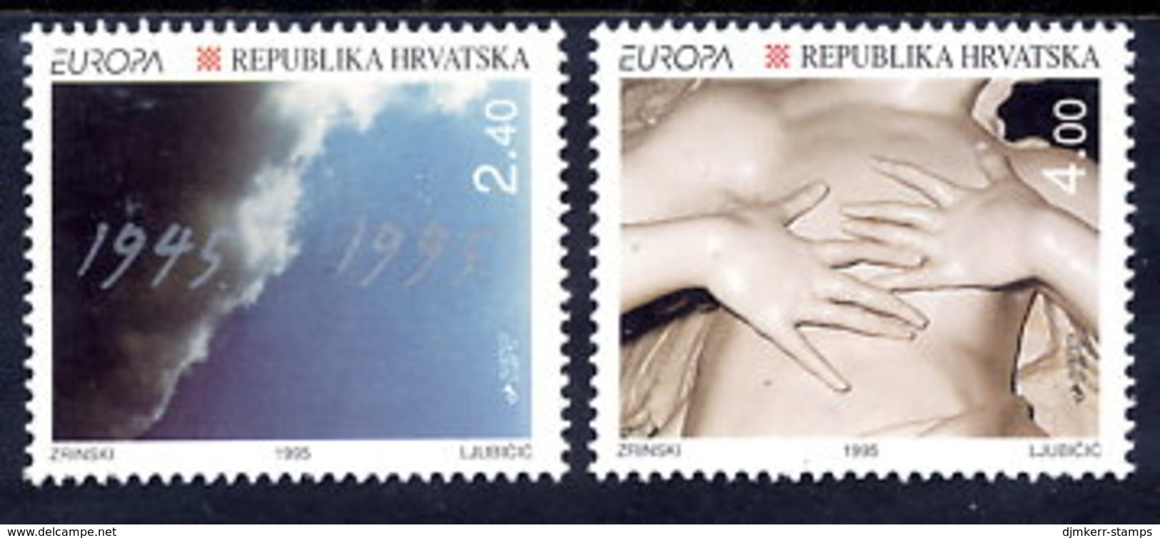 CROATIA 1995 Europa: Peace And Freedom MNH / **.  Michel 319-20 - Croatia