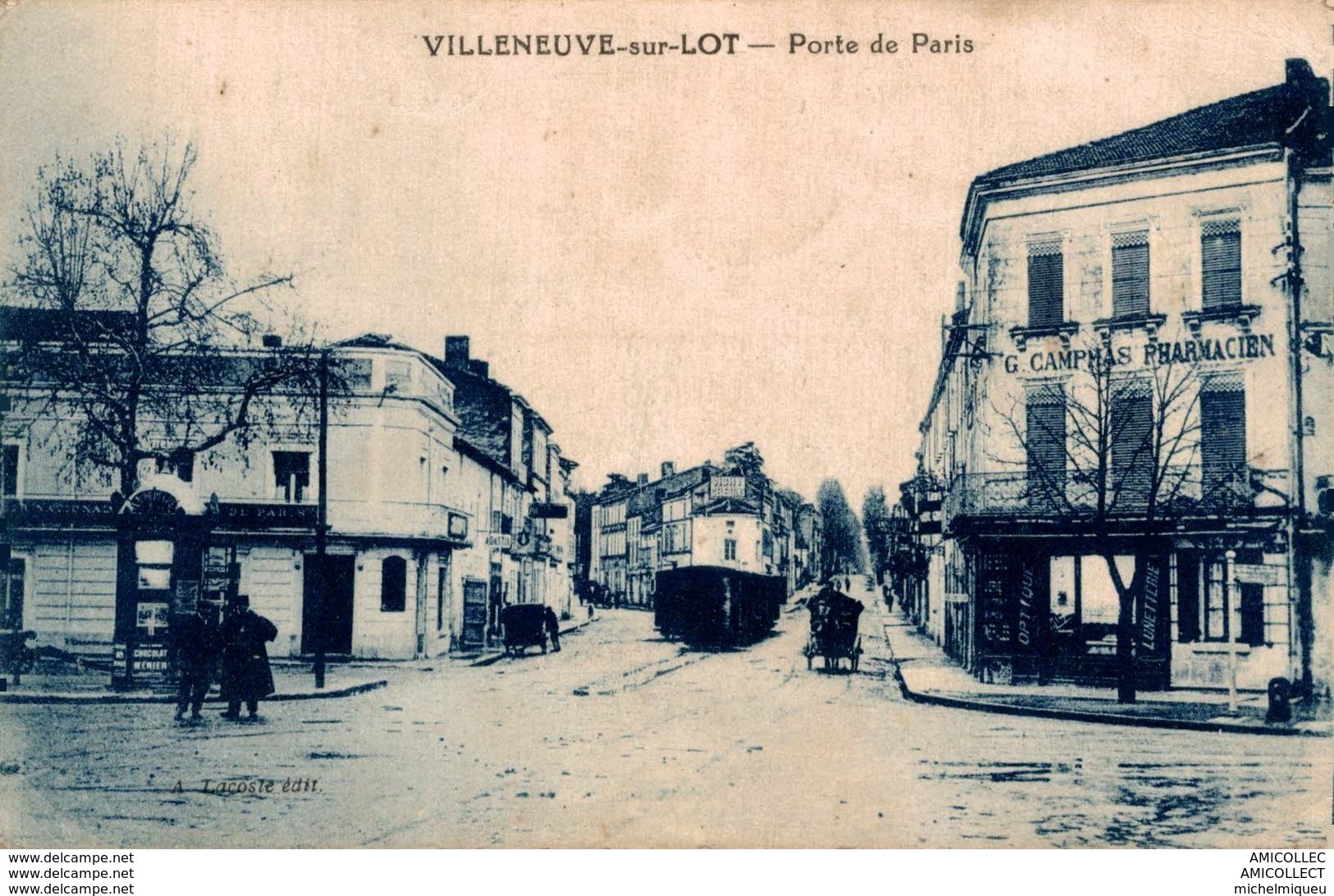 3928-2018   VILLENEUVE SUR LOT  PORTE DE PARIS - Villeneuve Sur Lot