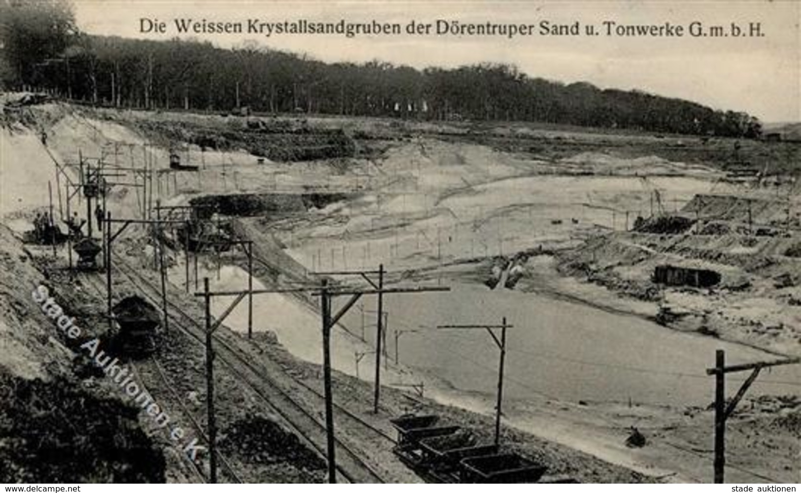 Dörentrup (4926) Sand- Und Tonfabrik Weiße Kristallsandgrube I-II - Autres & Non Classés