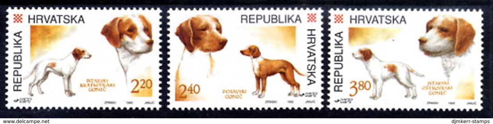 CROATIA 1995 Dogs MNH / **.  Michel 311-13 - Croatie