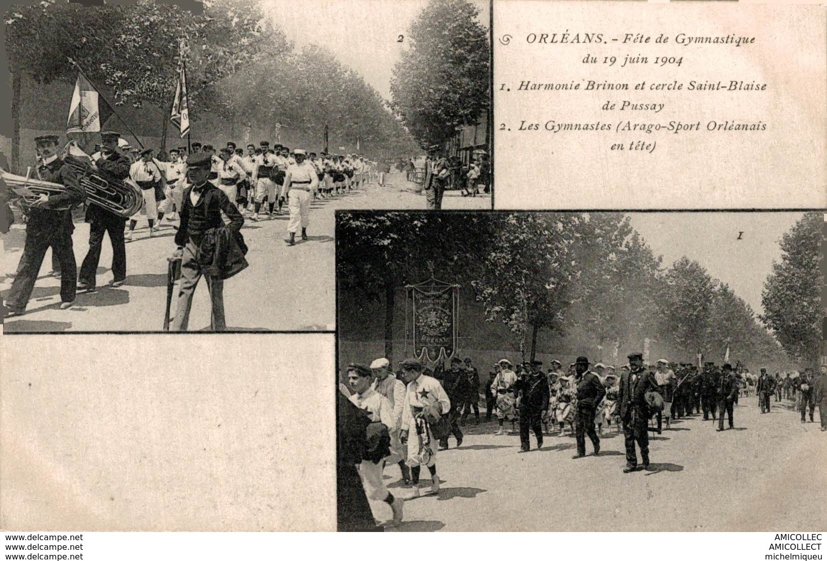 7720  -2018    ORLEANS   FETE DE GYMNASTIQUE DU 19 JUIN 1904 - Orleans