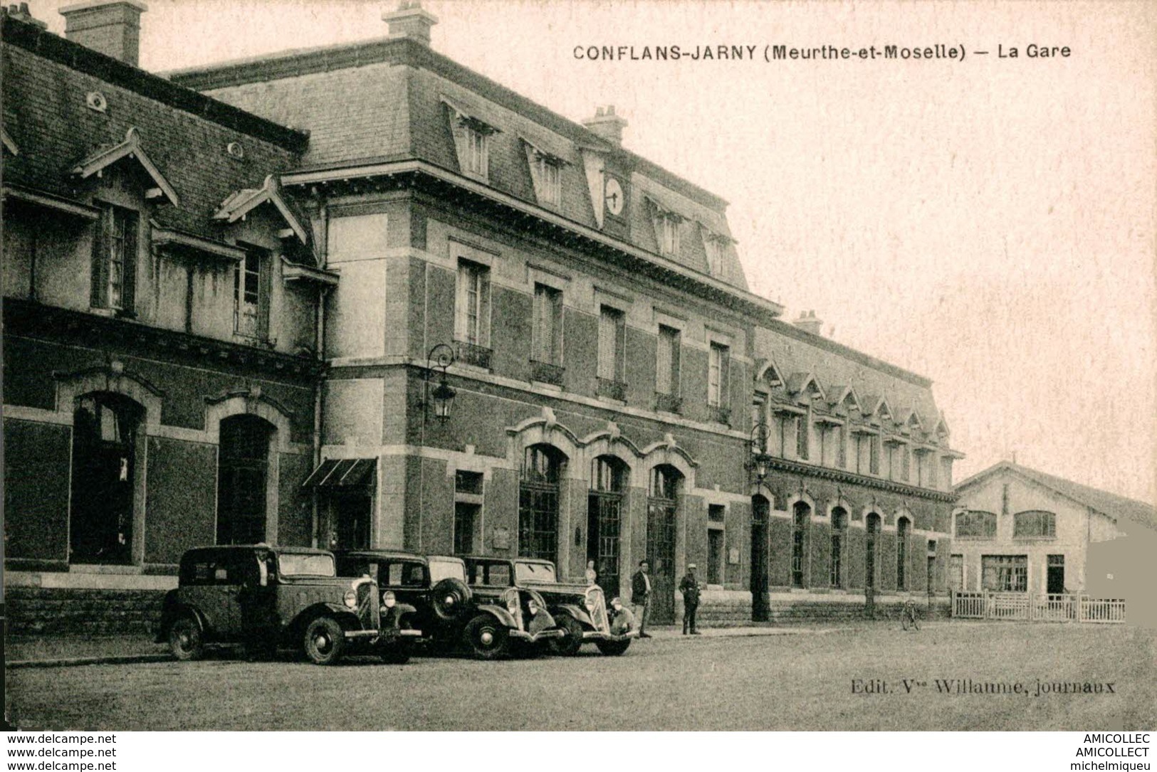 7902-2018   CONFLANS-JARNY    LA GARE - Autres & Non Classés