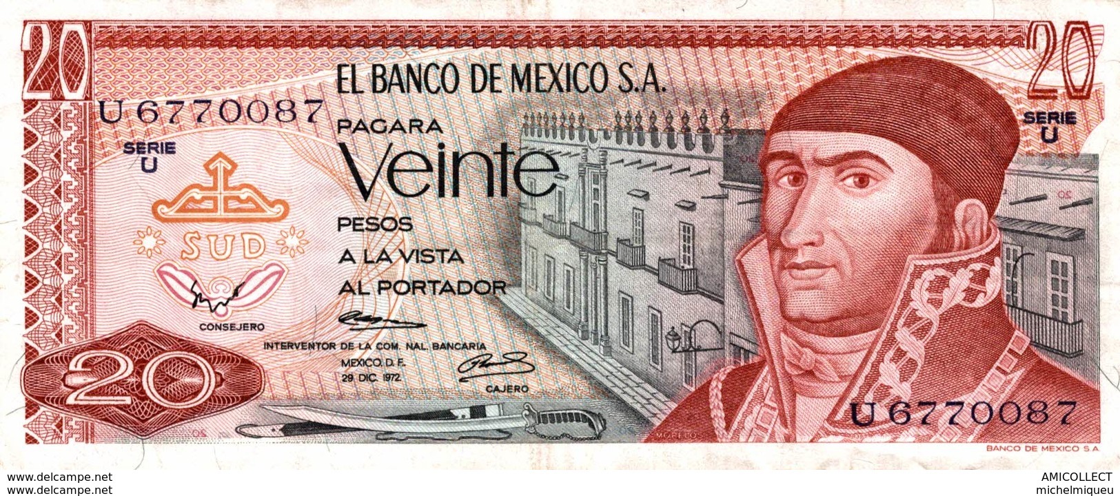 7300-2019    BILLET ETRANGER   MEXIQUE - Messico