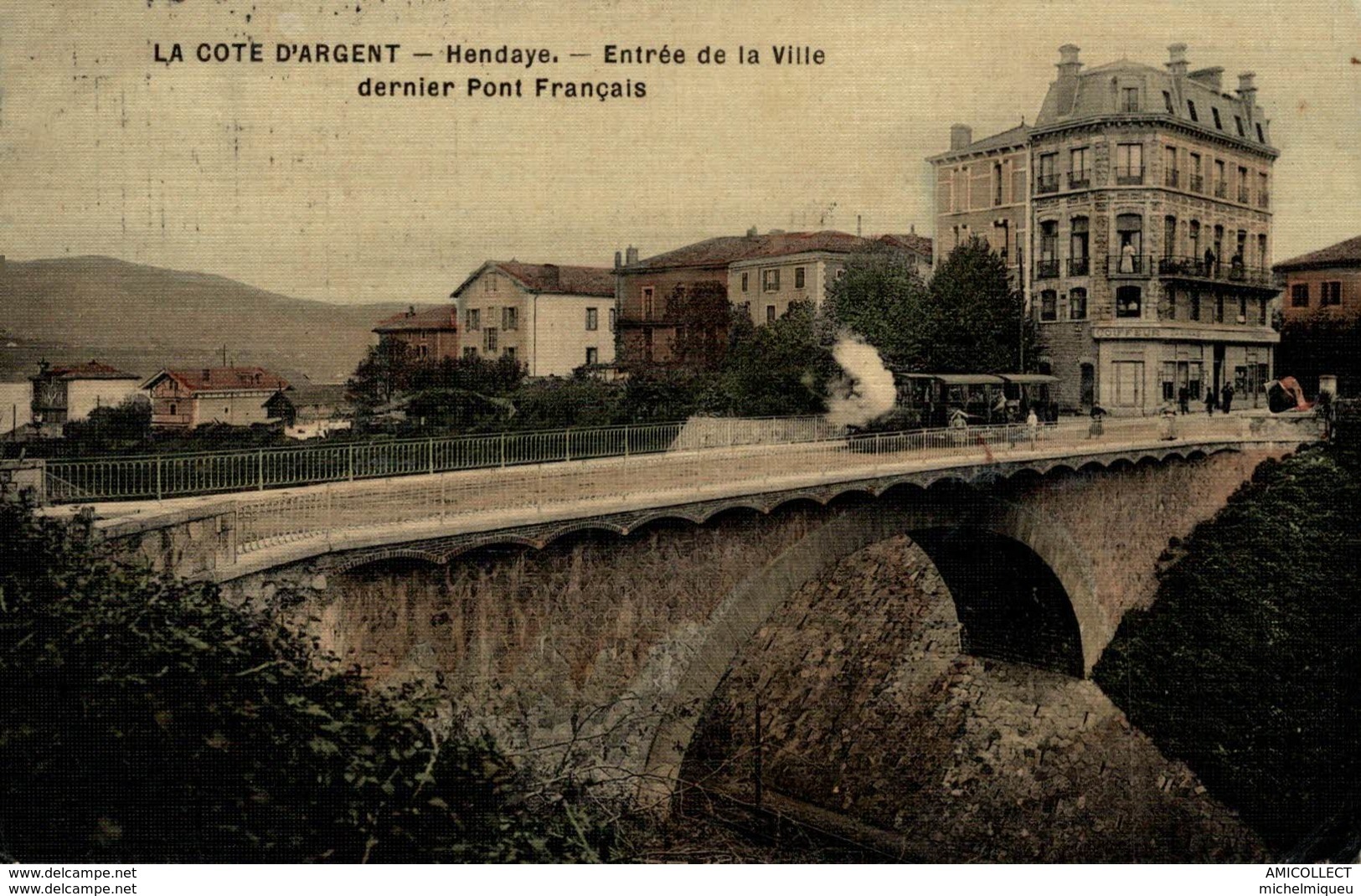 2226-2019    HENDAYE    ENTREE DE LA VILLE DERNIER PONT FRANCAIS - Hendaye