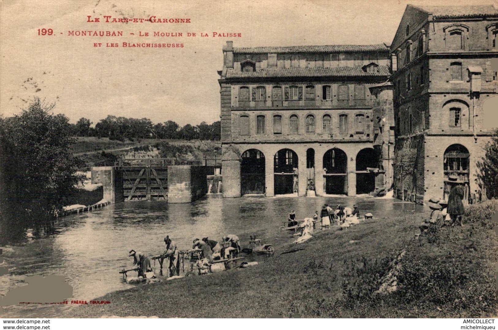 2428-2019    MONTAUBAN    LE MOULIN DE LA PALISSE ET LES BLANCHISSEUSES - Montauban