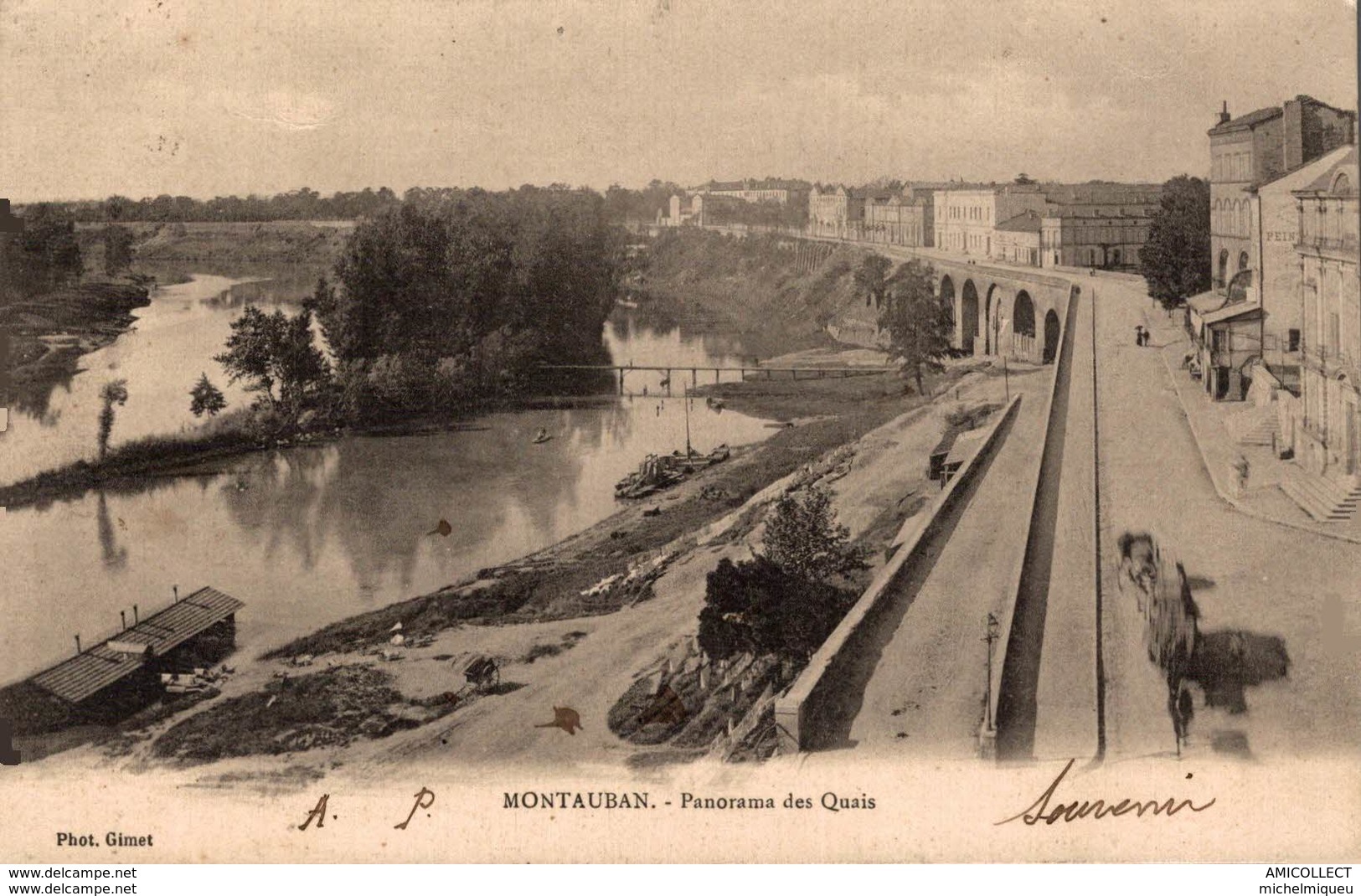 3140-2019    MONTAUBAN    PANORAMA DES QUAIS - Montauban