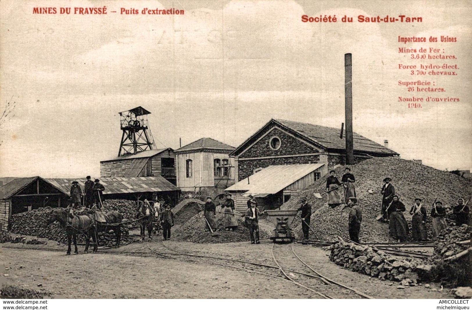 3259-2019    MINES DU FRAYSSE   PUITS D EXTRACTION - Other & Unclassified