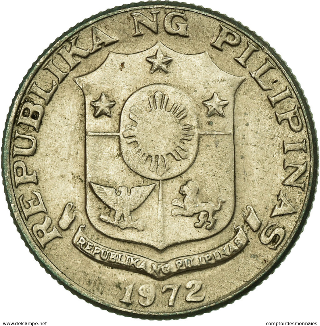 Monnaie, Philippines, 10 Sentimos, 1972, TB+, Copper-nickel, KM:207 - Philippines