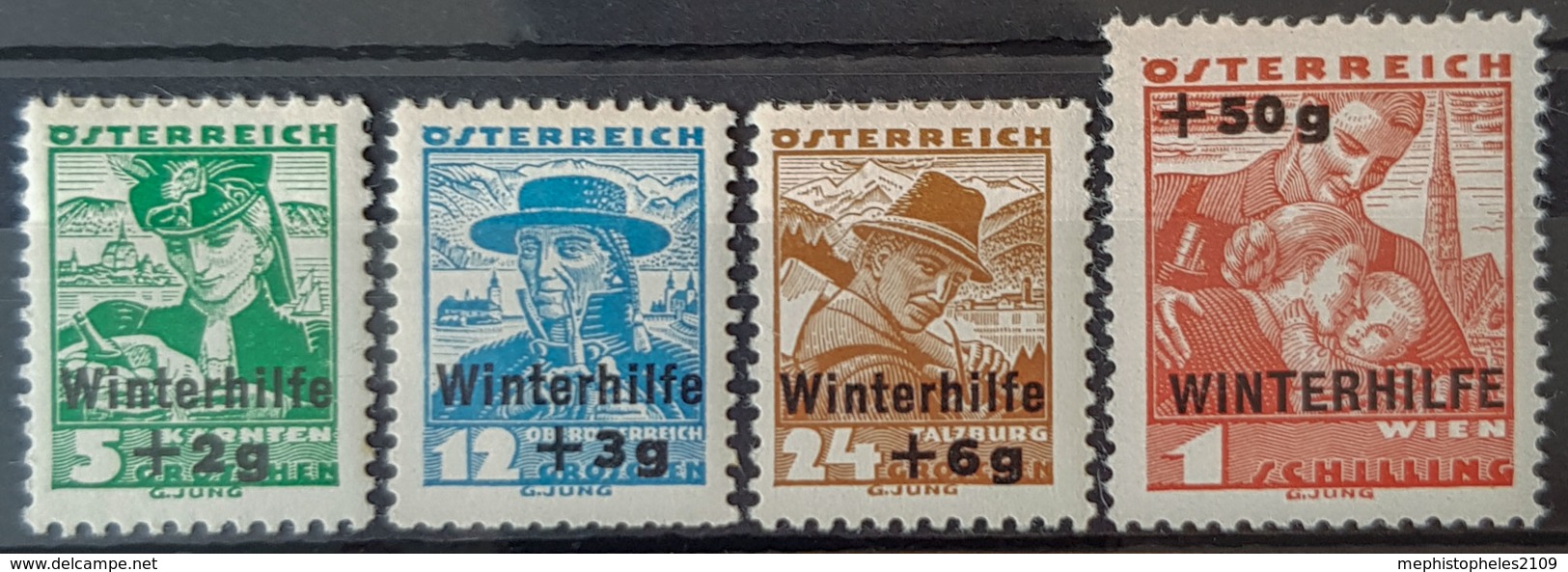 AUSTRIA - MLH - ANK 613-616 - Winterhilfe - Nuovi