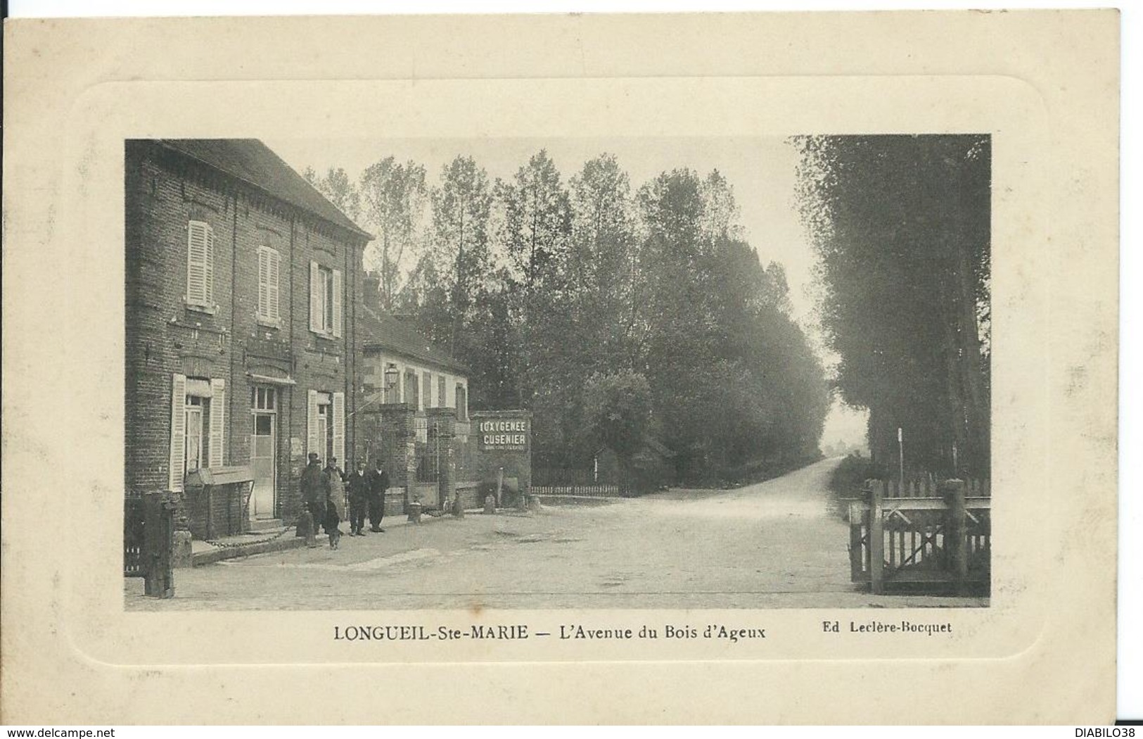 LONGUEIL-SAINTE-MARIE   ( OISE  )  L 'AVENUE DU BOIS  D' AGEUX - Autres & Non Classés