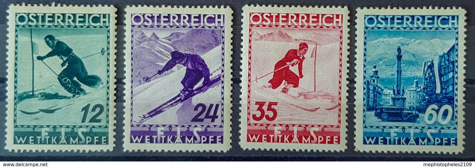 AUSTRIA - MNH - ANK 623, 624, 625, 626 - FIS-Wettkämpfe - Nuovi