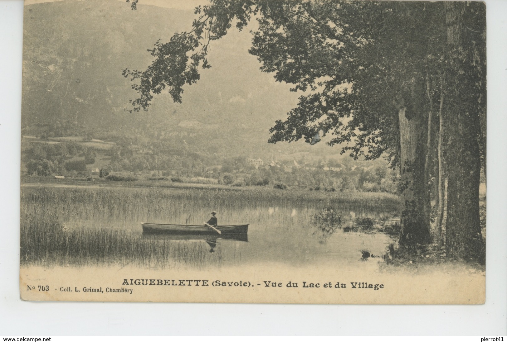 AIGUEBELETTE - Vue Du Lac Et Du Village - Other & Unclassified