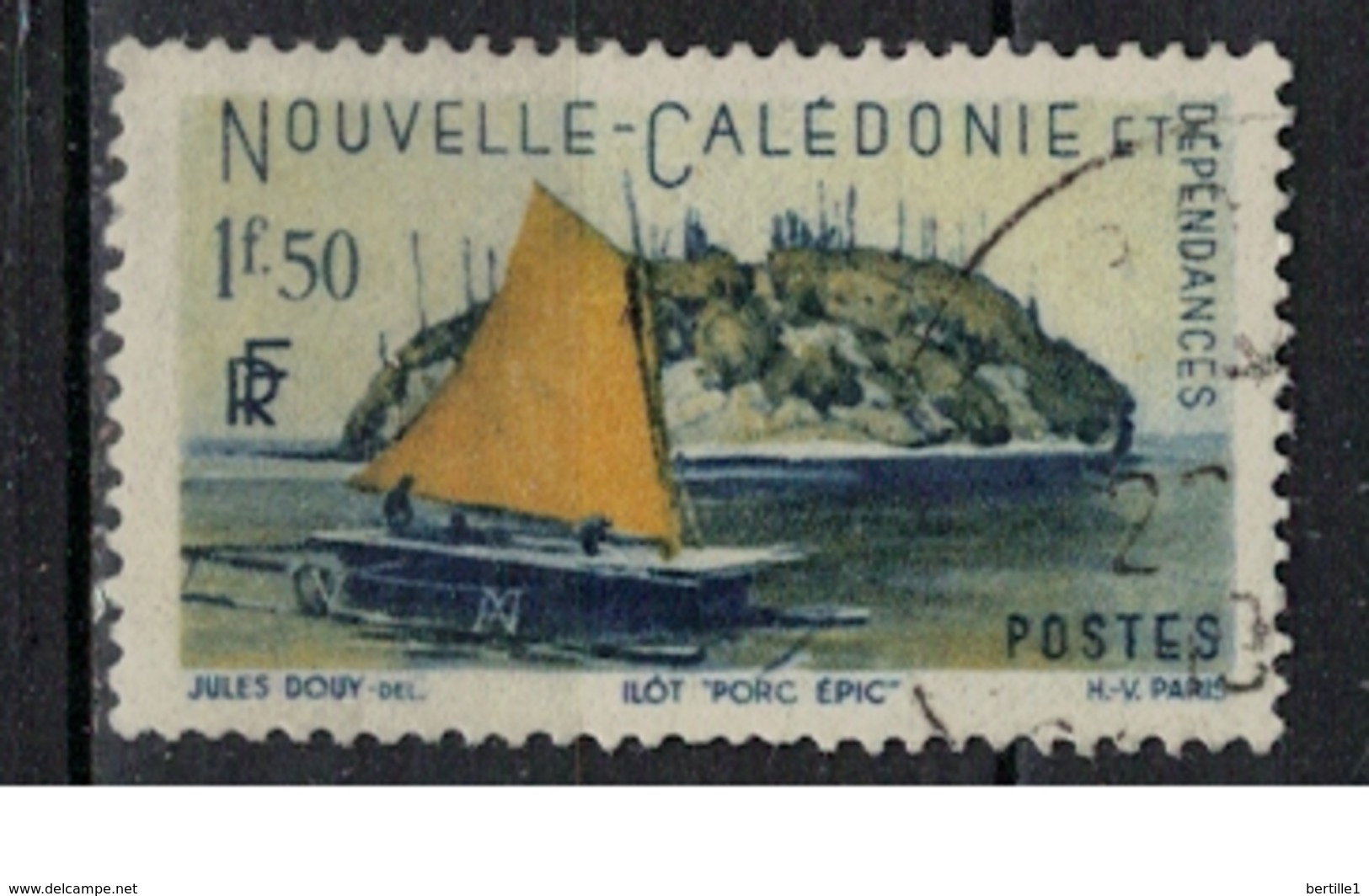 NOUVELLE CALEDONIE              N°     YVERT     267   OBLITERE       ( Ob  5/20 ) - Usados