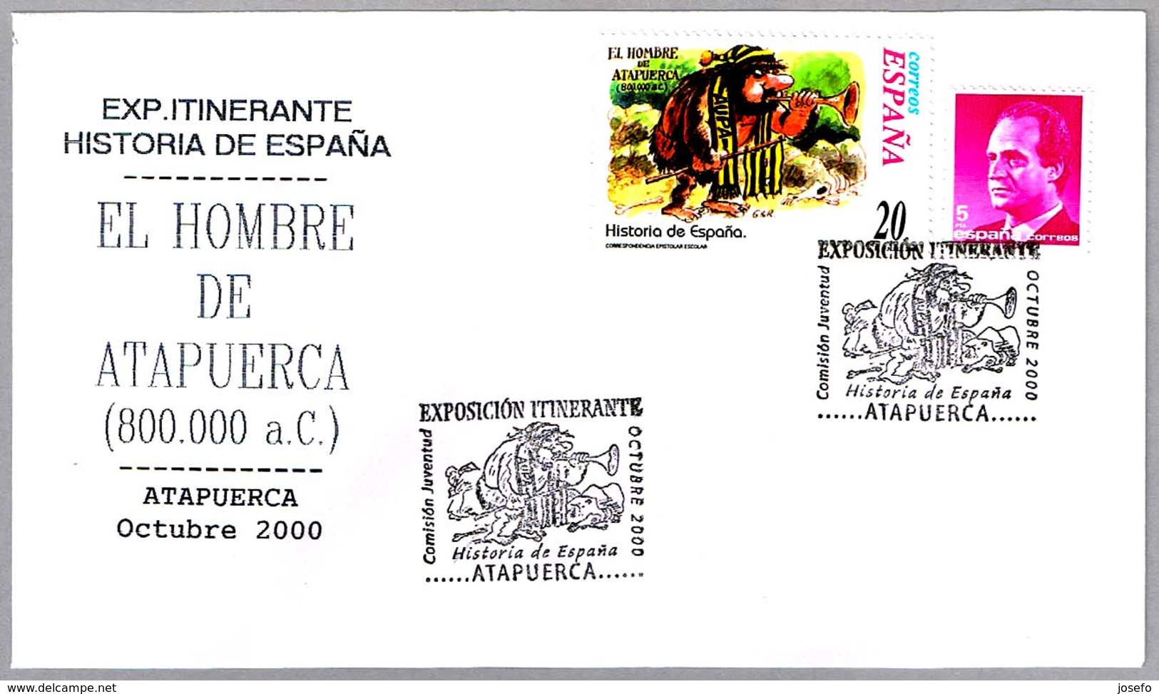 HOMBRE DE ATAPUERCA - Man Of Atapuerca. Prehistoria - Prehistory. Atapuerca, Burgos, 2000 - Prehistoria