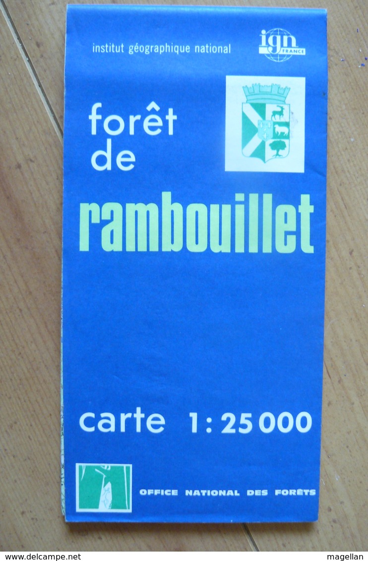 Carte Topographique IGN / ONF - Forêt De Rambouillet - 1:25 000 - Cartes Topographiques