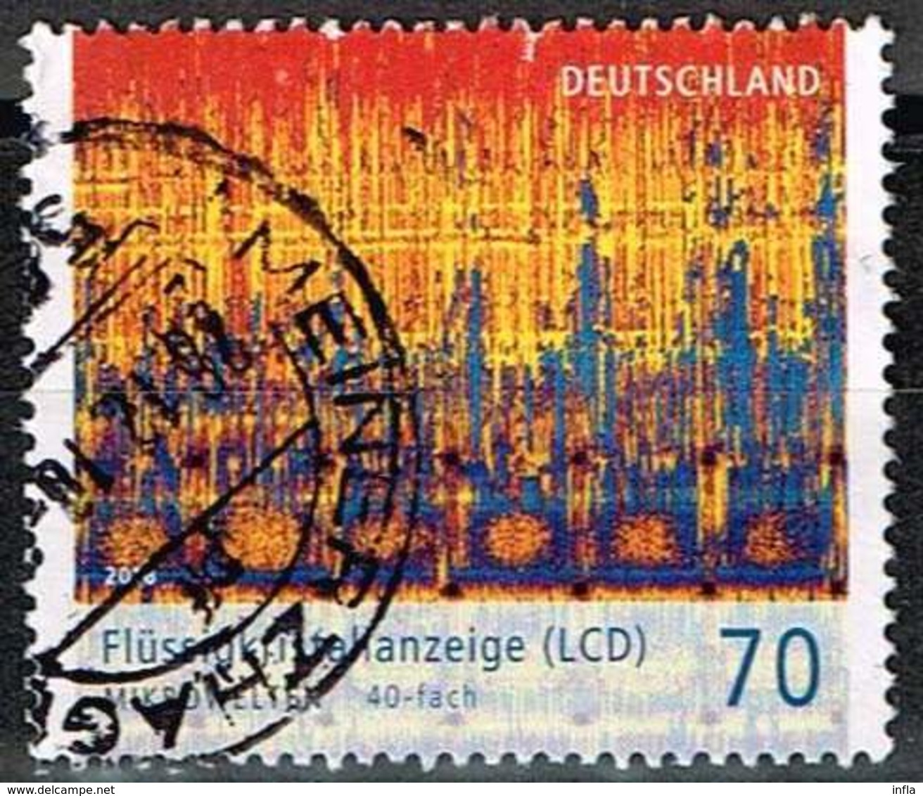 Bund 2018,Michel# 3427 O Mikrowelten: Flüssigkristallanzeige - Used Stamps