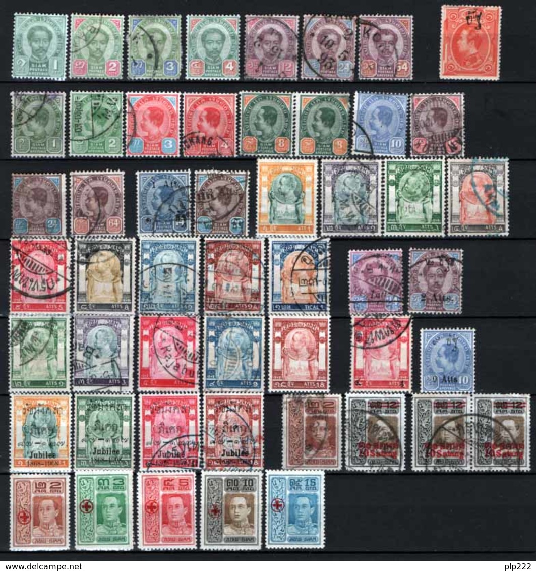 Siam 1887/1918 Collection 51 Val. */O/MH/Used  VF/F - Siam