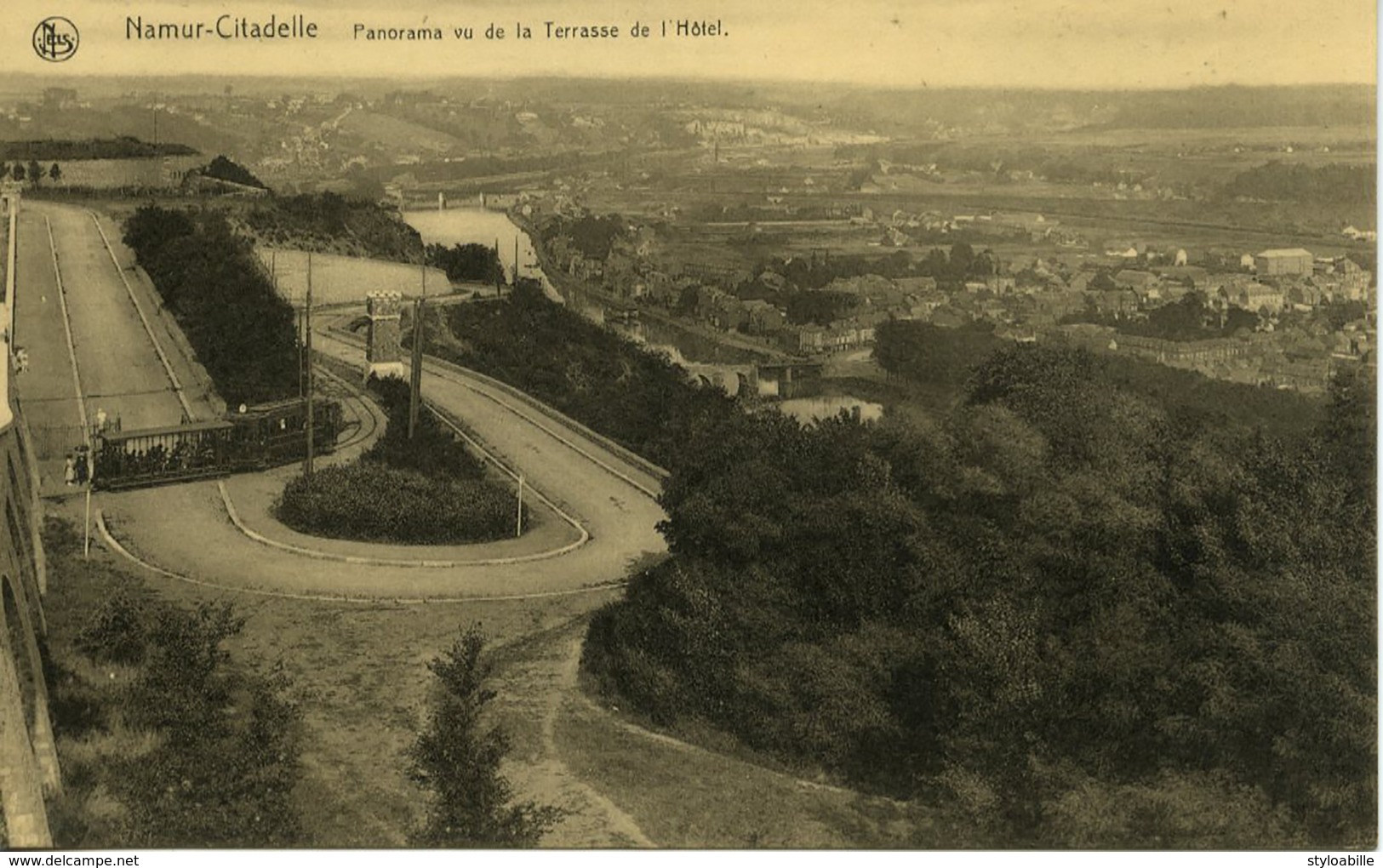 NAMUR Citadelle Panorama Vu De La Terrasse De L'Hotel - Namur