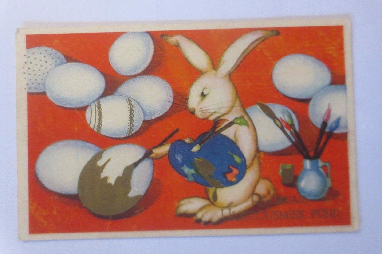 "Ostern, Hase, Eier Malen" 1932  ♥   - Ostern