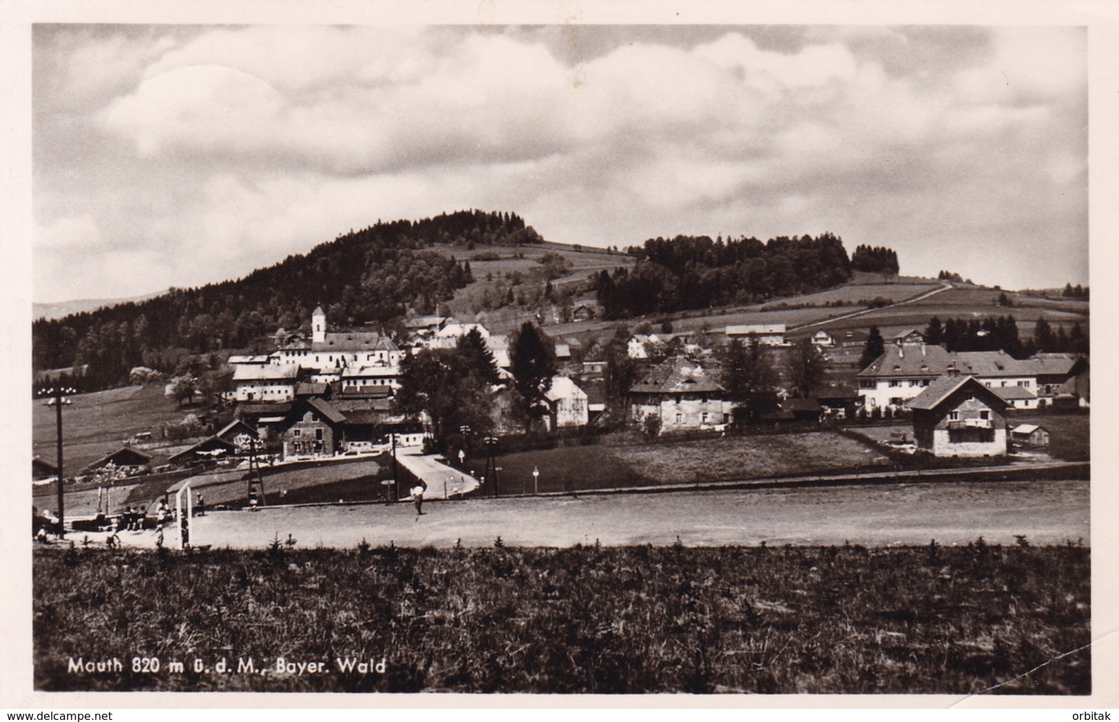 Mauth * Spielplatz, Leute, Bayer. Wald, Gesamtansicht * Deutschland * AK159 - Freyung