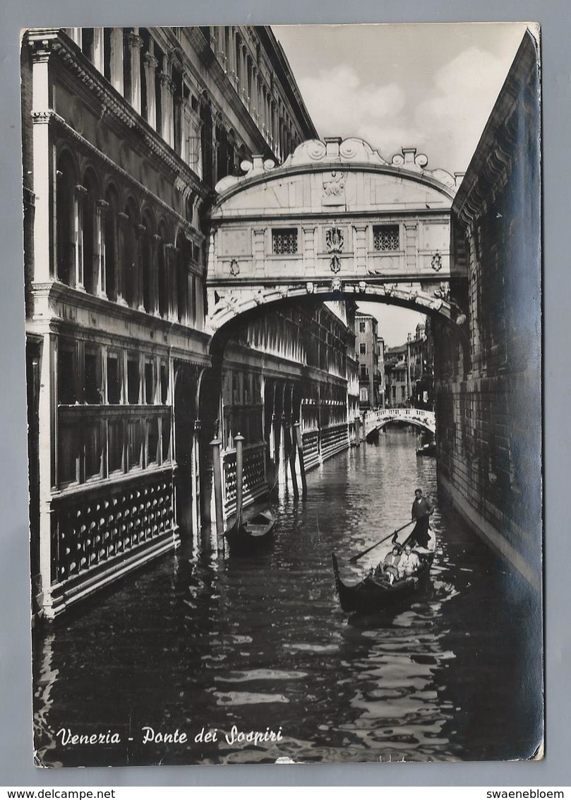 IT.- VENEZIA. PONT DES SOUPIERS. SIGHS' BRIDGE. SEUFZERBRÜCKE. VENETIË. VENICE. - Venetië (Venice)