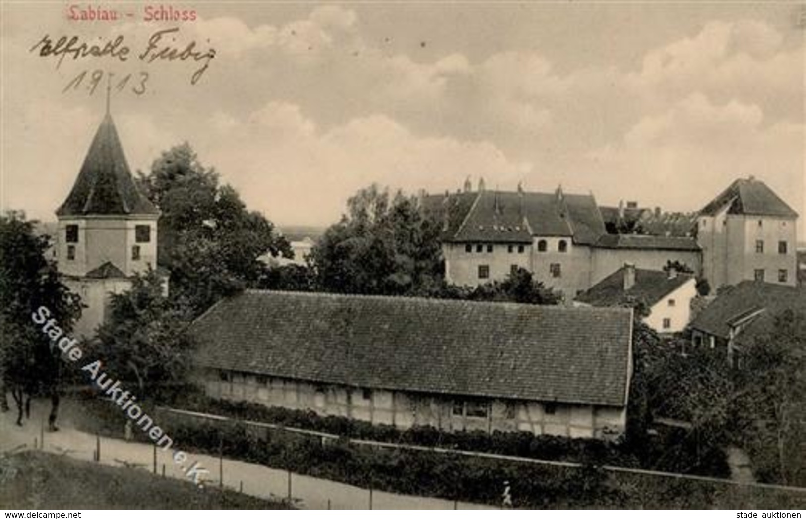 Labiau Russische Föderation Schloss  1913 II (Stauchung, RS Fleckig) - Otros & Sin Clasificación