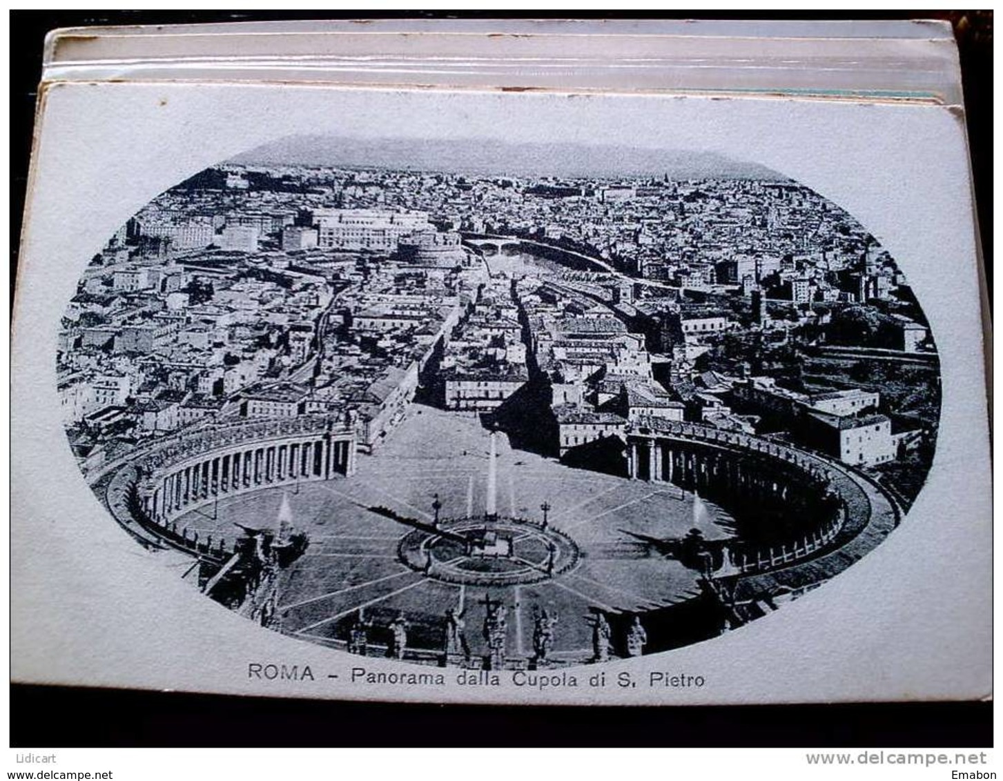 STATO CITTÀ DEL VATICANO - ( ROMA  )  PANORAMA DALLA CUPOLA DI SAN PIETRO  - VIAGGIATA REGNO 1916 - Vaticano (Ciudad Del)