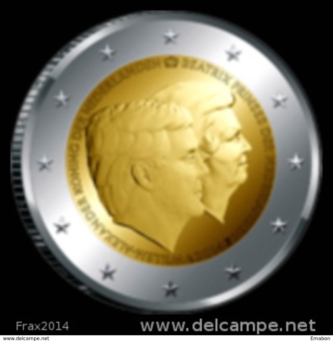 OLANDA 2014 - NEDERLAND - 2 EURO COMMEMORATIVO RE WILLEM ALEXANDER E BEATRICE - FIOR DI CONIO PROVENIENTE DA ROTOLINO - Paesi Bassi