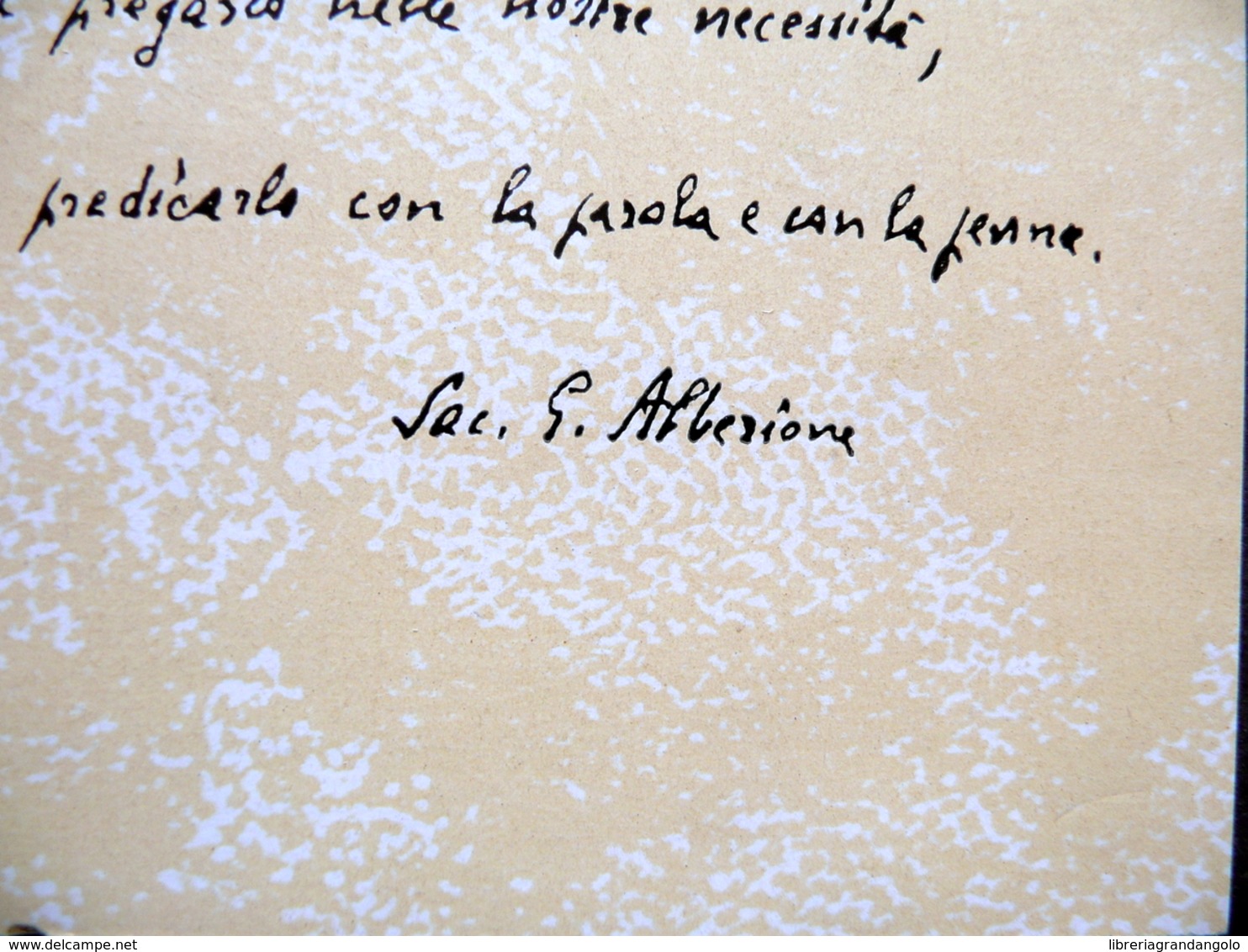 Autografo Beato Giacomo Alberione Santino Fotografia Padre Amorth Religione - Altri & Non Classificati