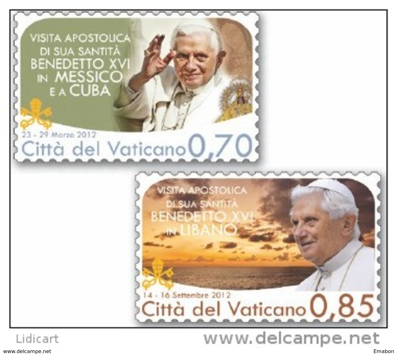 STATO CITTA' DEL VATICANO - VATIKAN STATE - PAPA FRANCESCO - ANNO 2013  - VIAGGI -  NUOVI  MNH - Nuovi