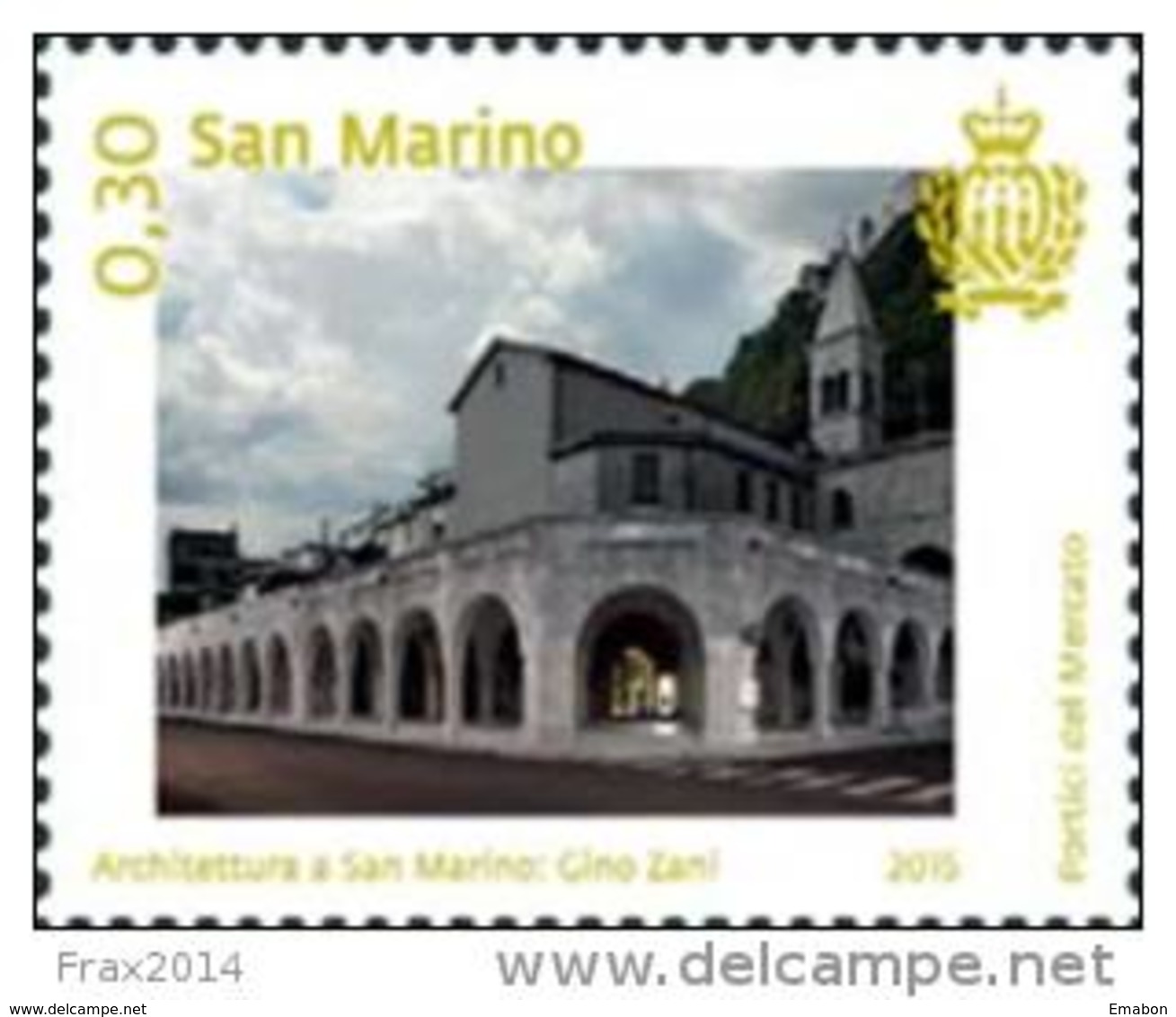 REPUBBLICA DI SAN MARINO - ANNO 2015 - ARCHITETTURA A SAN MARINO GINO ZANI - NUOVI MNH ** - Nuovi