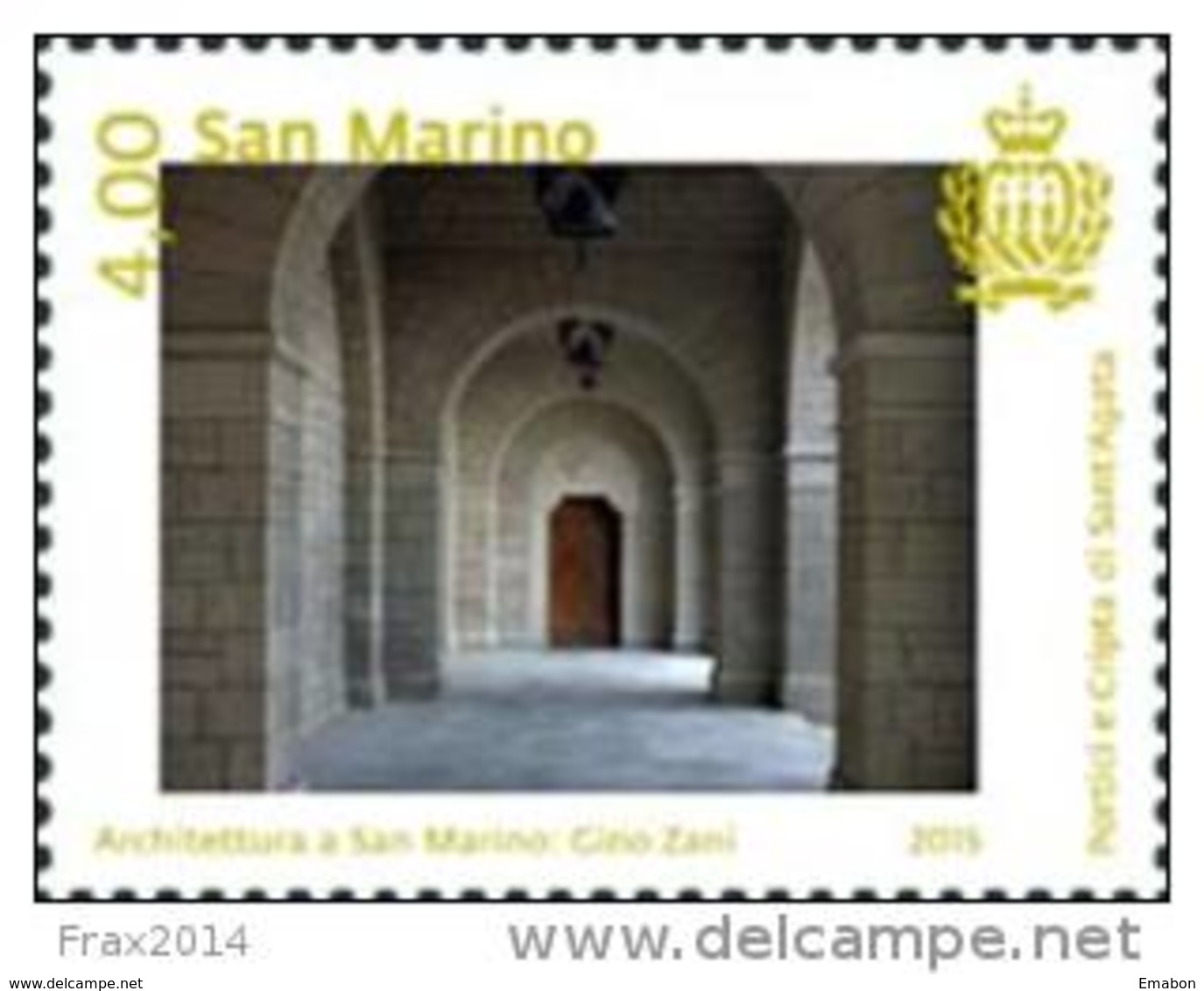 REPUBBLICA DI SAN MARINO - ANNO 2015 - ARCHITETTURA A SAN MARINO GINO ZANI - NUOVI MNH ** - Nuovi