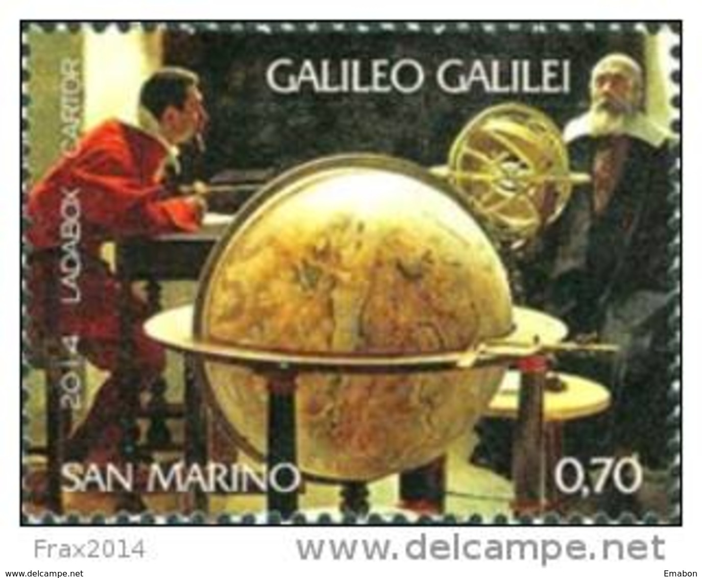 REPUBBLICA DI SAN MARINO - ANNO 2014 - FISICO ANNIVERSARIO DELLA NASCITA DI GALILEO GALILEI  - NUOVI MNH ** - Nuovi