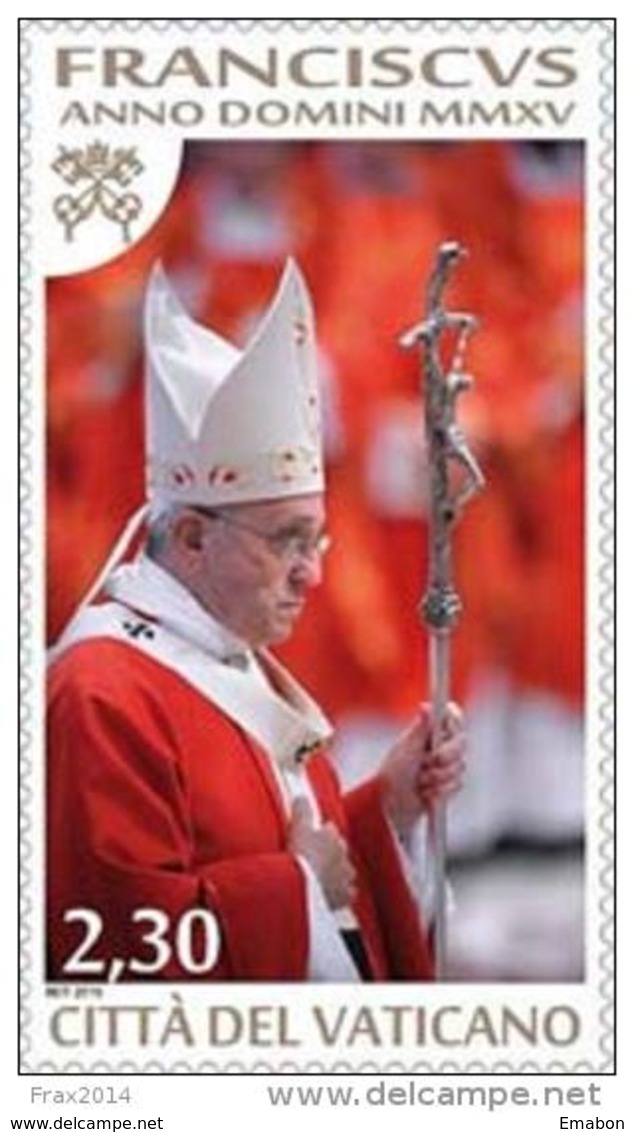 STATO CITTA' DEL VATICANO - VATIKAN STATE  - ANNO 2015- PAPA FRANCESCO - NUOVI MNH ** - Nuovi