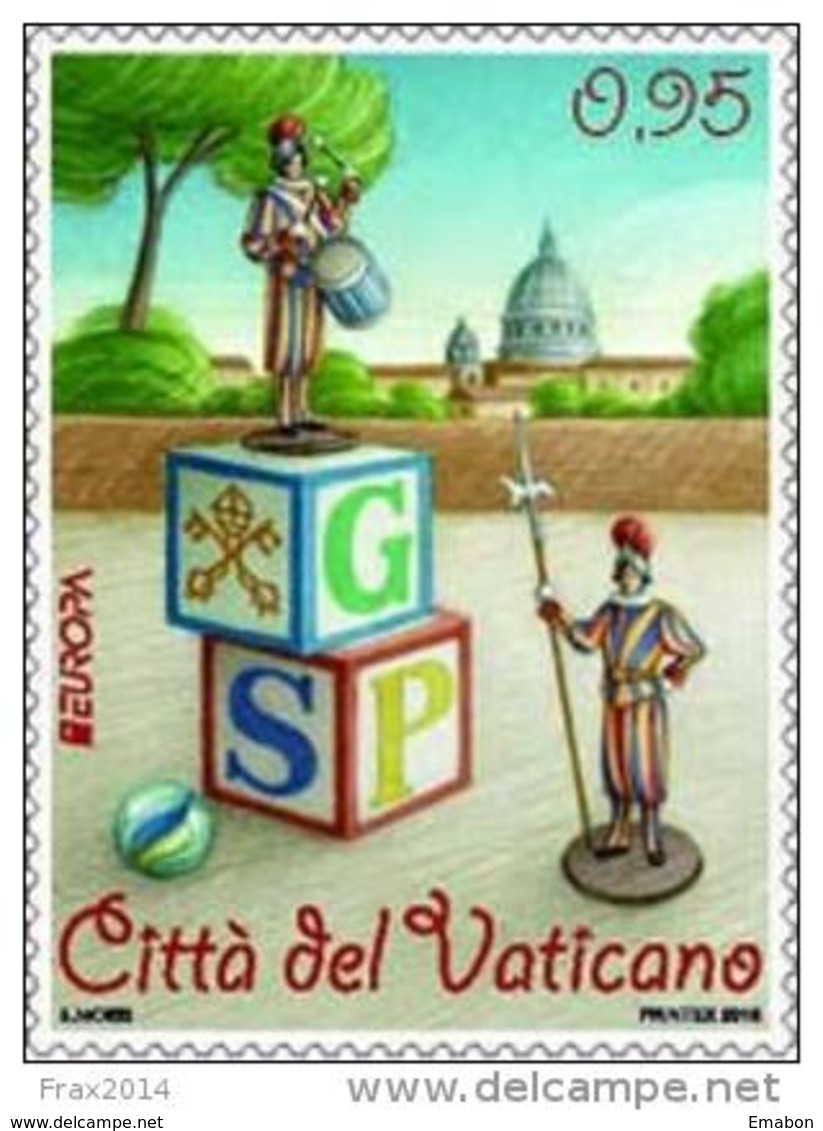 STATO CITTA' DEL VATICANO - VATIKAN STATE  - ANNO 2015 - EUROPA ANTICHI GIOCATTOLI - NUOVI MNH ** - Nuovi