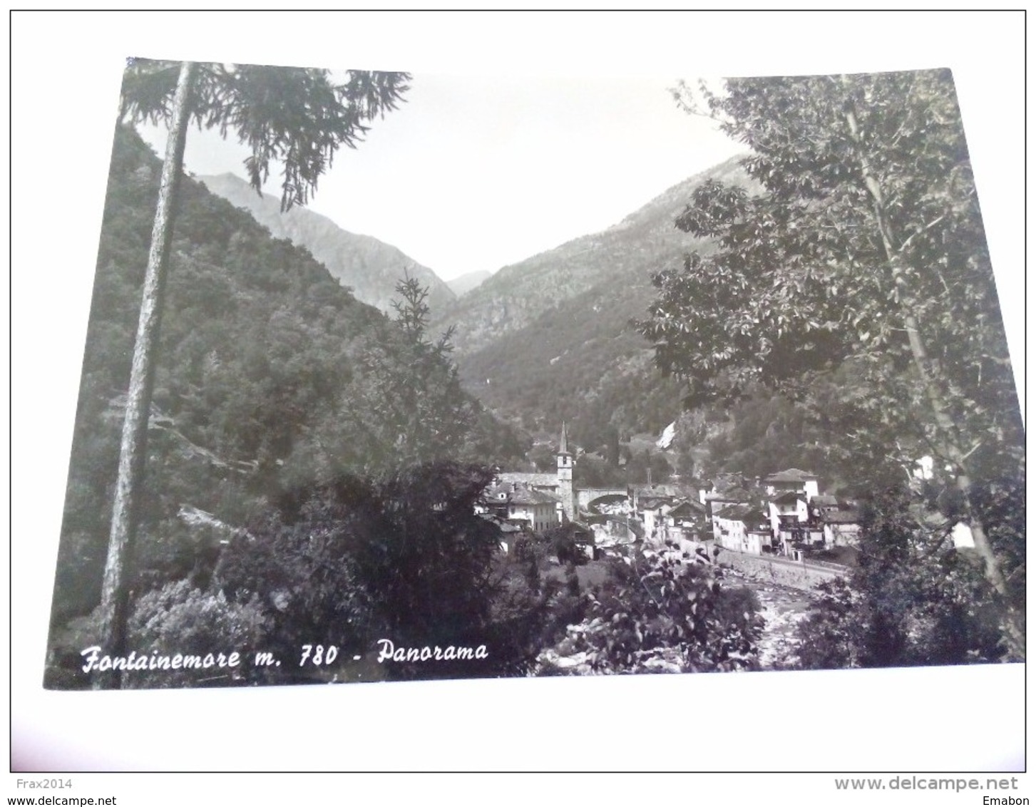 ITALY - FONTAINEMORE - ( AOSTA ) PANORAMA  - VIAGGIATA ANNO 1957 ( LIRE 10  ) - Altri & Non Classificati