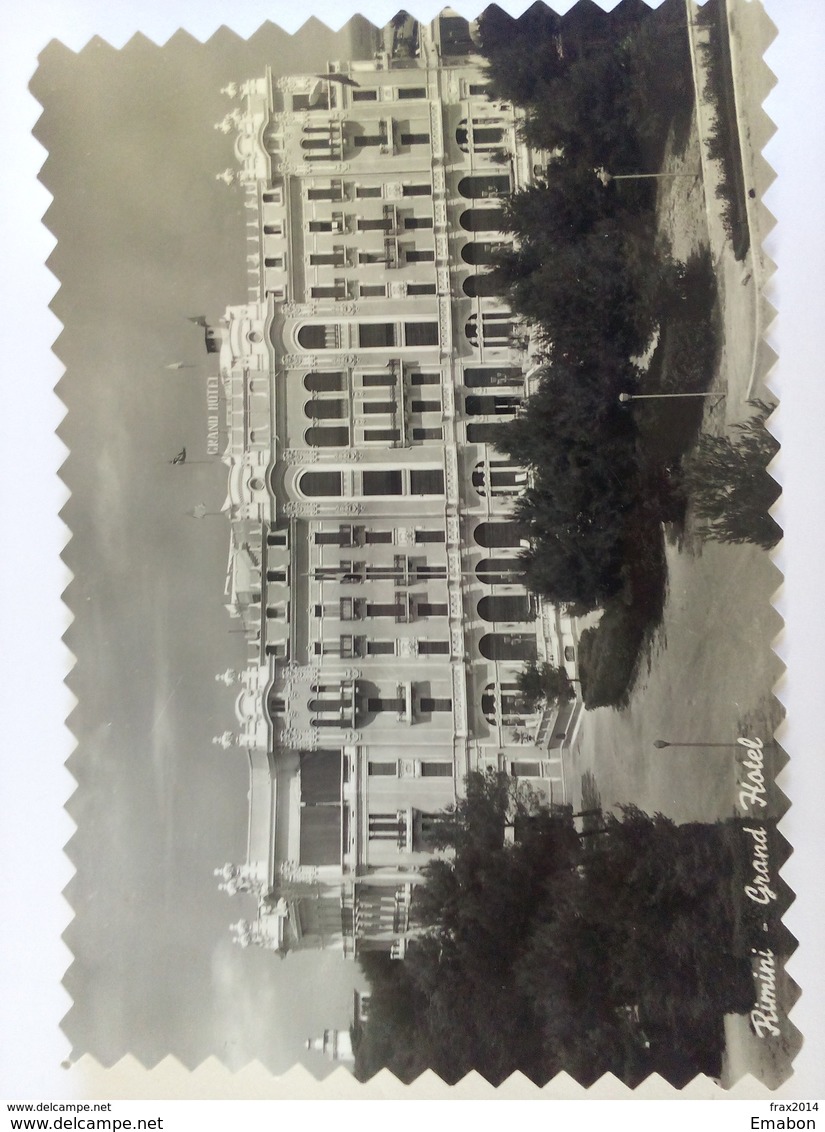 ITALY - RIMINI - ( RIMINI ) GRAND HOTEL - VIAGGIATA 1954 - Rimini