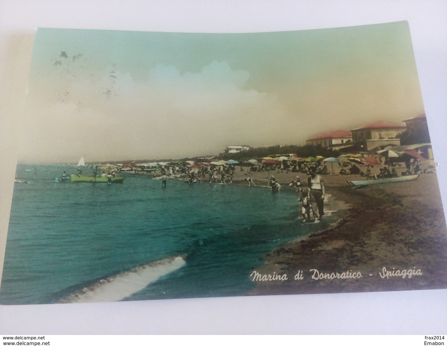 ITALY -  MARINA DI DONORATICO  ( LIVORNO ) SPIAGGIA  - VIAGGIATA 1958 - Livorno