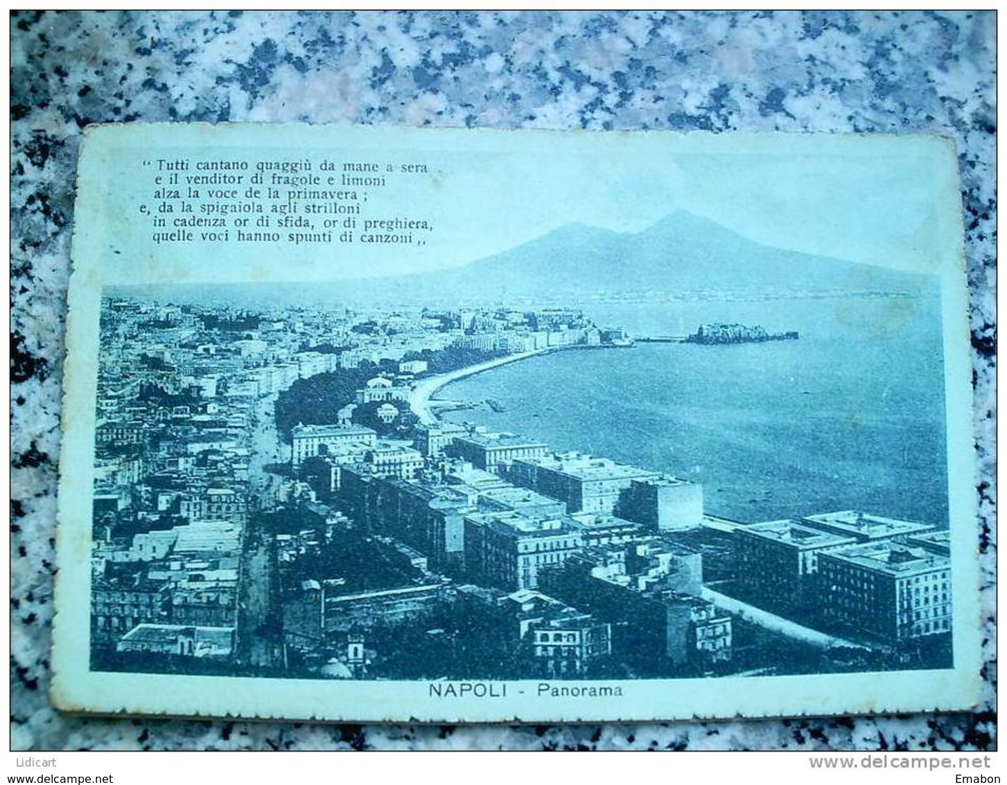 ITALY CAMPANIA - NAPOLI ( NAPOLI ) PANORAMA - VIAGGIATA 1917 - Napoli