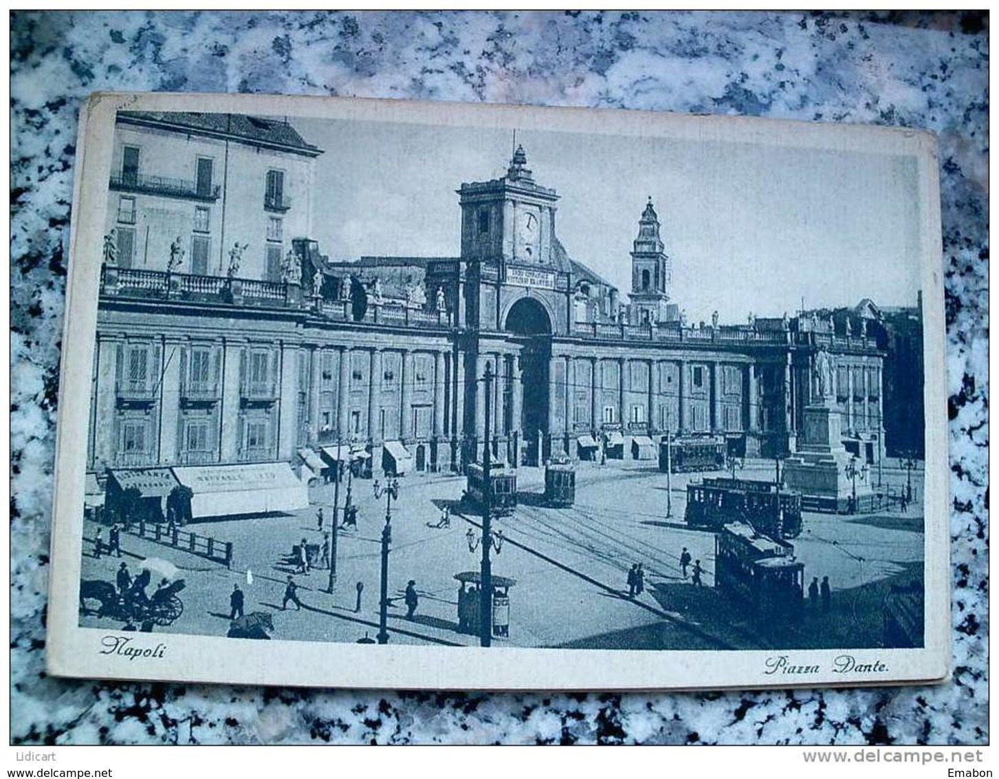 ITALY CAMPANIA - NAPOLI ( NAPOLI ) PIAZZA DANTE - VIAGGIATA REGNO 1932 - Napoli