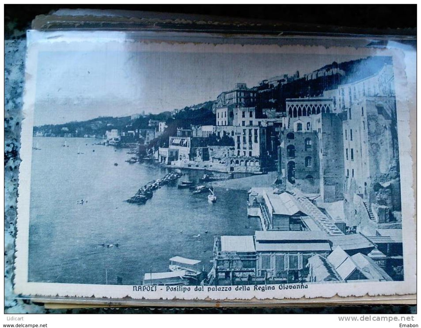 ITALY CAMPANIA - NAPOLI ( NAPOLI )  POSILLIPO  DAL PALAZZO DELLA REGINA GIOVANNA - VIAGGIATA REGNO 1914 - Napoli