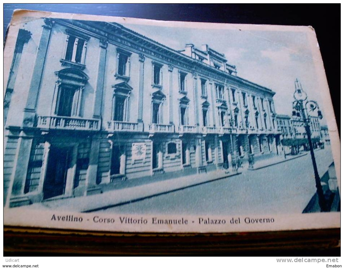 ITALY CAMPANIA - AVELLINO ( AVELLINO ) CORSO VITTORIO EMANUELE PALAZZO DEL GOVERNO - VIAGGIATA REGNO 1939 - Avellino